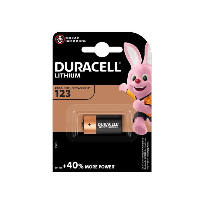 Duracell 123106 pile domestique Batterie à usage unique CR123A Lithium