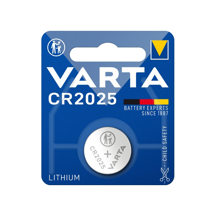 VARTA CR 2025 Pile à usage unique Lithium