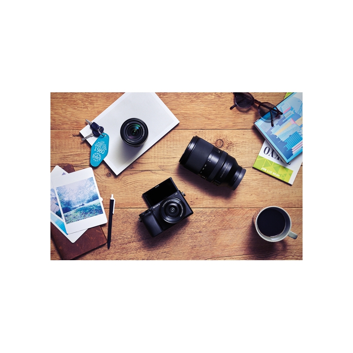 Sony α 6400 + SELP1650 MILC 24,2 MP CMOS 6000 x 4000 pixels Noir