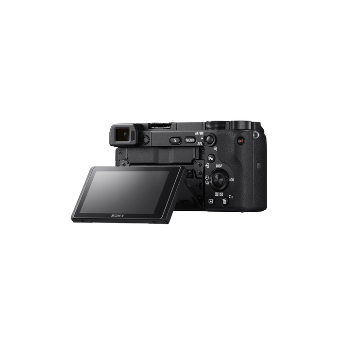 Sony α 6400 + SELP1650 MILC 24,2 MP CMOS 6000 x 4000 pixels Noir