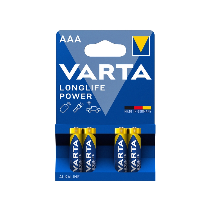 VARTA AAA/LR03 PILE LONGLIFE X4