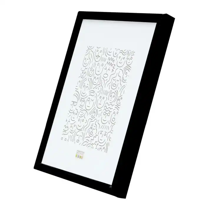 DEKNUDT S011S2 Cadre photo résine noire 15X20