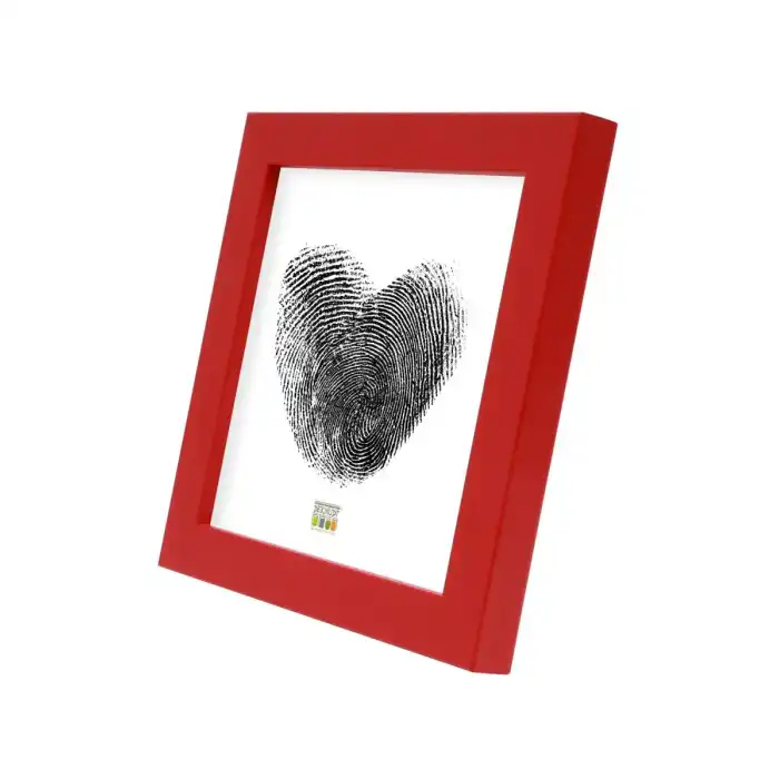 DEKNUDT Cadre photo contemporain en rouge 50x40