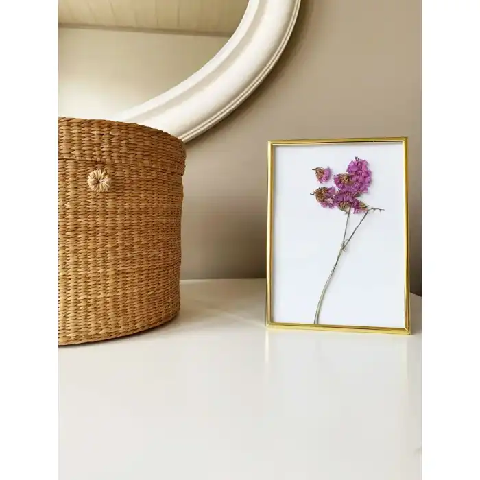 DEKNUDT Encadrement fin en métal en couleur doré brillant 13X18