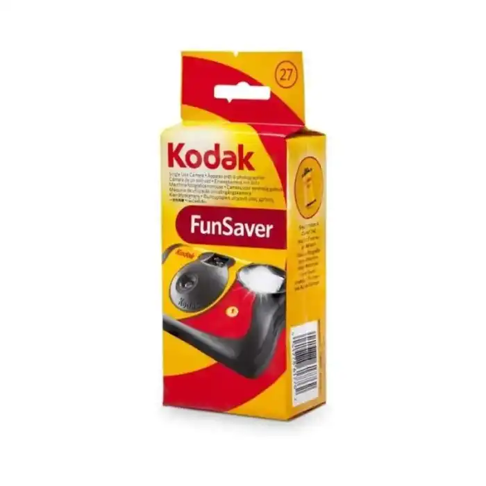 KODAK Appareil Photo Jetable FunSaver avec Flash intégré – 27 Photos Couleurs