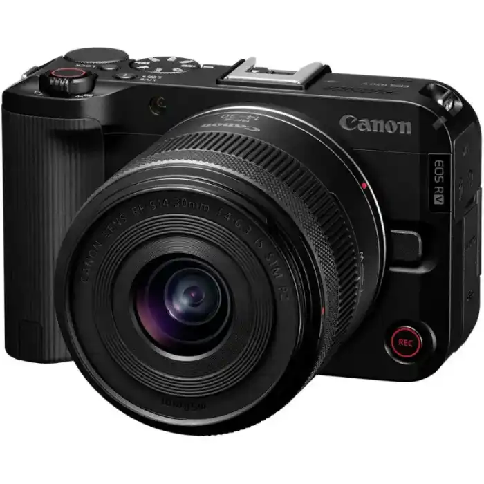CANON EOS R50 V + RF-S 14-30 mm f/4-6,3 IS STM PZ + Poignée/Trépied HG-100TBR + Micro DM-E100 + Carte SD 128GO