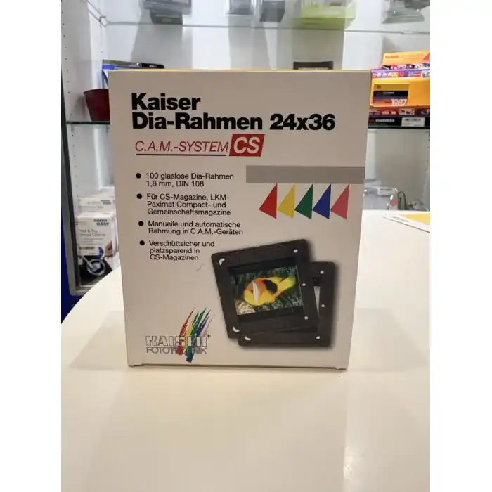 KAISER cache diapo 24x36 boite 100 (5x5 en 1.8mm)
