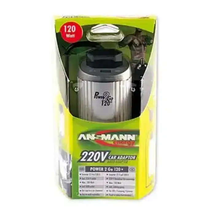 ANSMANN power adaptateur 220V pour allume cigare