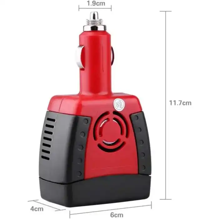 MOBILE POWER 12V / 230V USB 150W BLANC convertisseur allume cigare de voiture