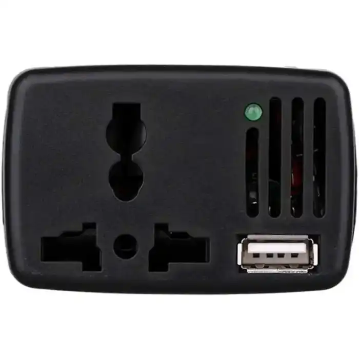 MOBILE POWER 12V / 230V USB 150W BLANC convertisseur allume cigare de voiture