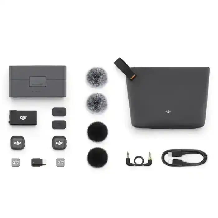 DJI MIC 3 (2 Émetteurs TX + 1 Récepteur RX + Boitier de recharge) - Location
