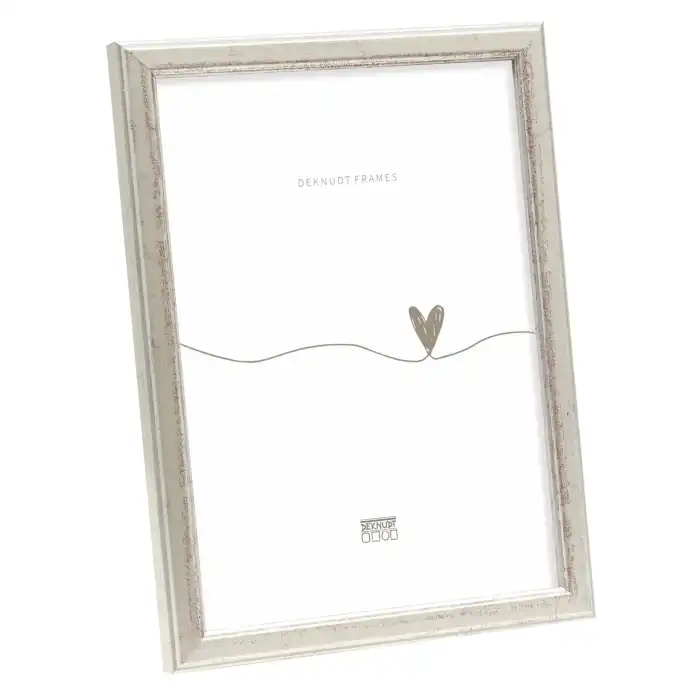 DEKNUDT S236D1 Cadre photo en bois couleur argenté 15x20
