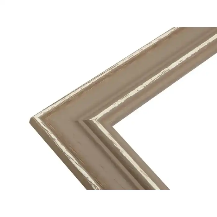 DEKNUDT S221F3 30X40 Cadre photo beige avec biseau naturel