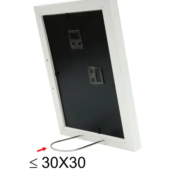 DEKNUDT S66KF1 P1 Cadre photo blanc avec passe-partout blanc 30X30 (20X20)