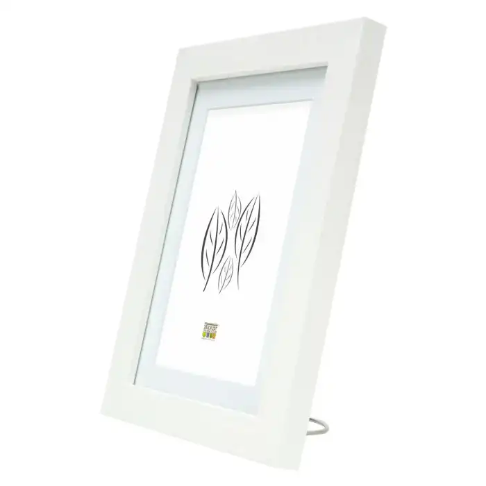 DEKNUDT S66KF1 P1 Cadre photo blanc avec passe-partout blanc 30X30 (20X20)