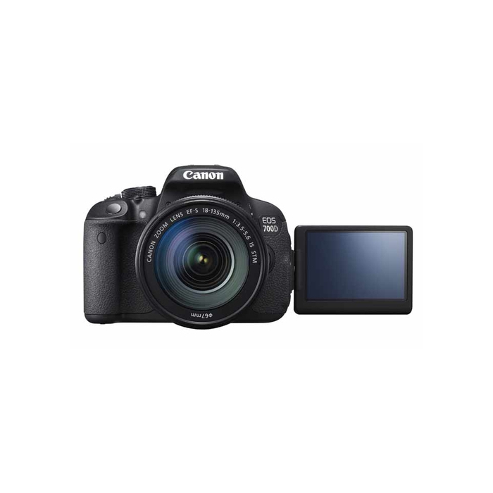 Canon EOS 700D + EF-S 18-135mm Kit d'appareil-photo SLR 18 MP CMOS 5184 x 3456 pixels Noir