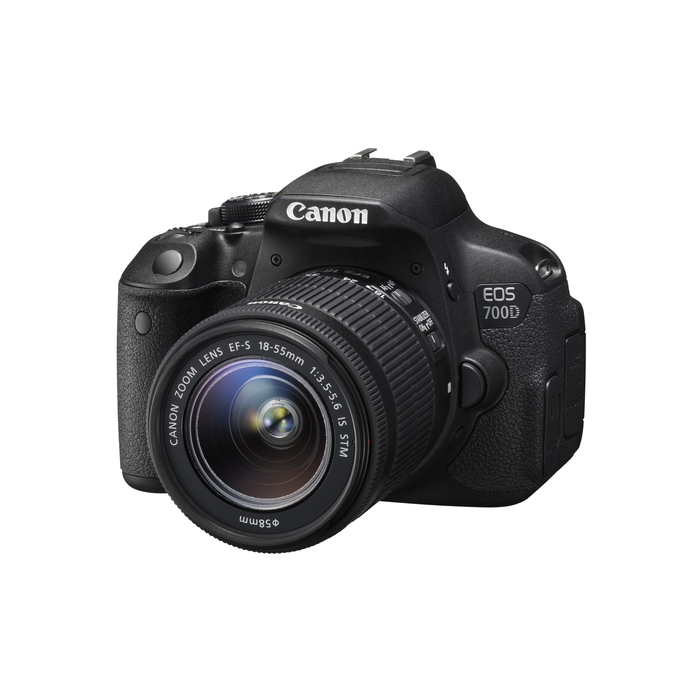 Canon EOS 700D + EF-S 18-55mm Kit d'appareil-photo SLR 18 MP CMOS 5184 x 3456 pixels Noir