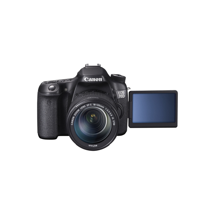 Canon EOS 70D + EF-S 18-135mm Kit d'appareil-photo SLR 20,2 MP CMOS 5472 x 3648 pixels Noir
