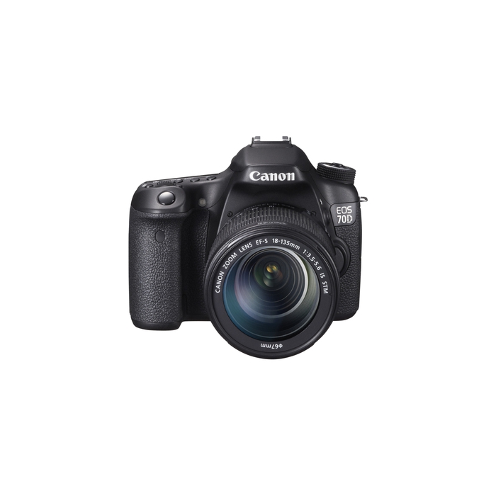 Canon EOS 70D + EF-S 18-135mm Kit d'appareil-photo SLR 20,2 MP CMOS 5472 x 3648 pixels Noir