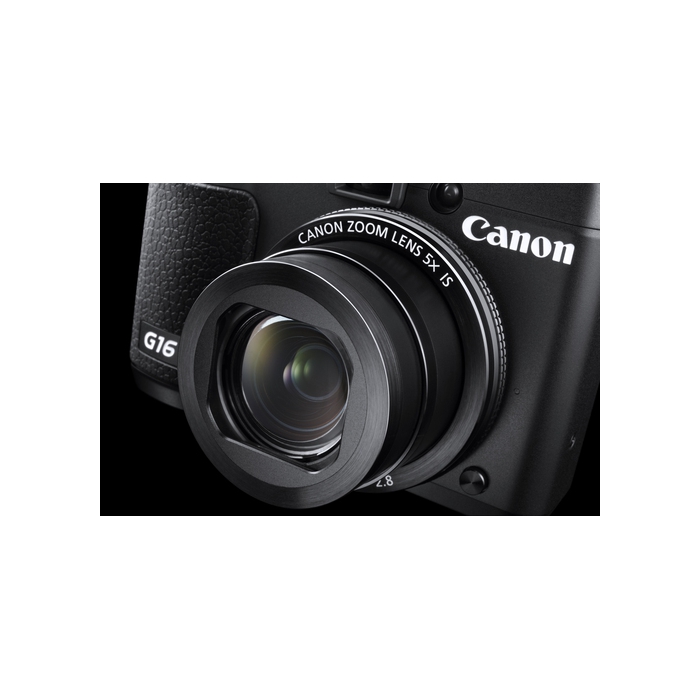 Canon PowerShot G16 Appareil-photo compact 12,1 MP CMOS 4000 x 3000 pixels 1/1.7" Noir