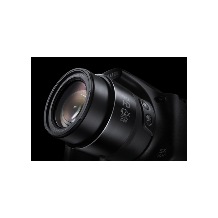 Canon PowerShot SX520 HS Appareil photo Bridge 16 MP CMOS 4608 x 3456 pixels 1/2.3" Noir