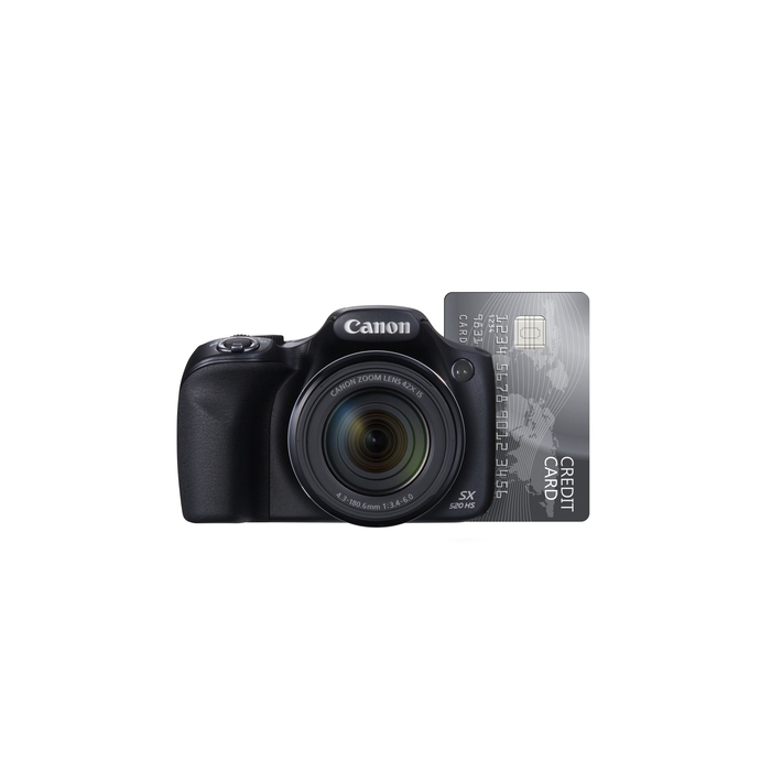 Canon PowerShot SX520 HS Appareil photo Bridge 16 MP CMOS 4608 x 3456 pixels 1/2.3" Noir