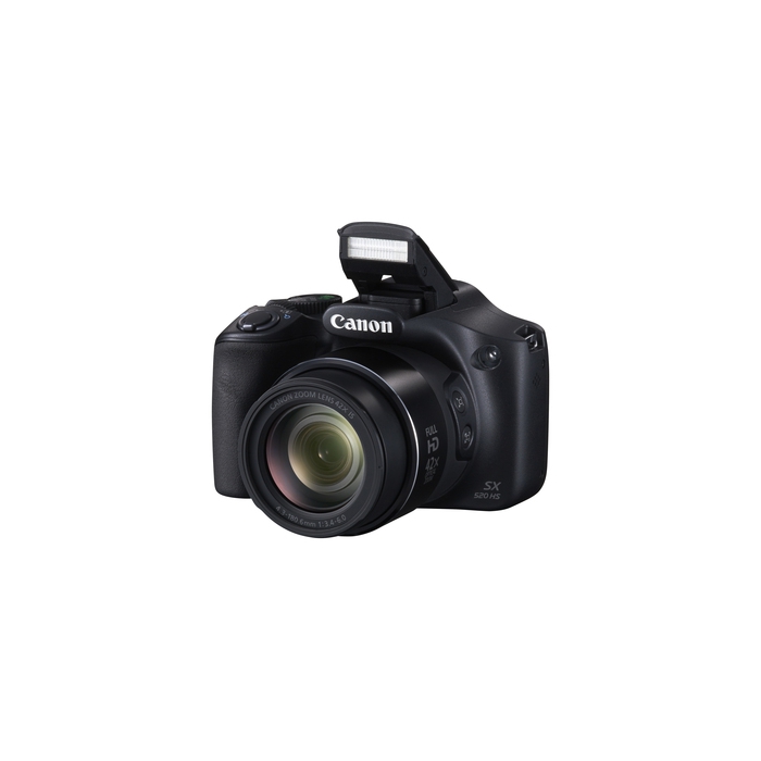 Canon PowerShot SX520 HS Appareil photo Bridge 16 MP CMOS 4608 x 3456 pixels 1/2.3" Noir
